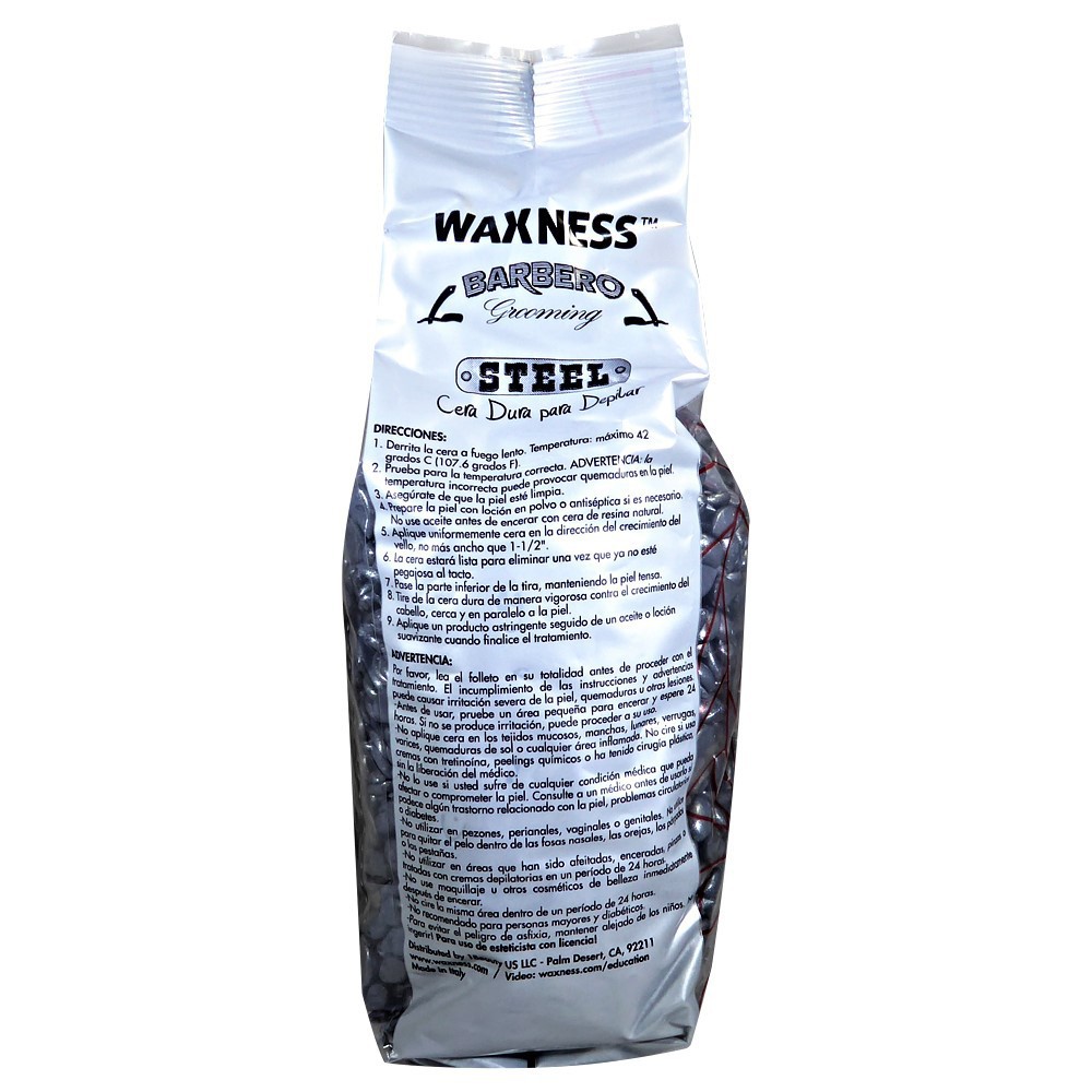 Waxness Barbero Hard Wax Steel for Men 2.2 LB / 35.27 OZ