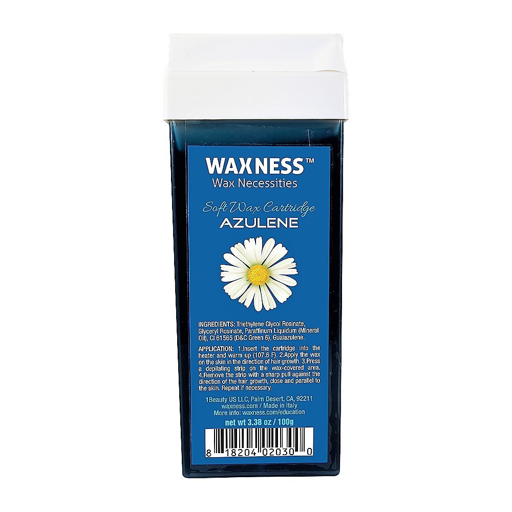 Waxness Azulene Soft Wax Cartridge 3.38oz / 100g Pack of 4