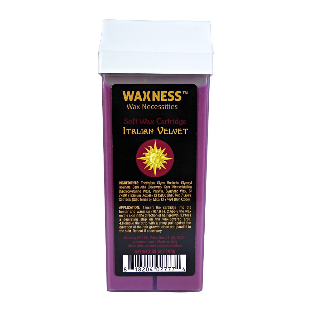 Waxness  Polymer Italian Velvet Soft Wax Cartridge 3.38oz Pack of 4