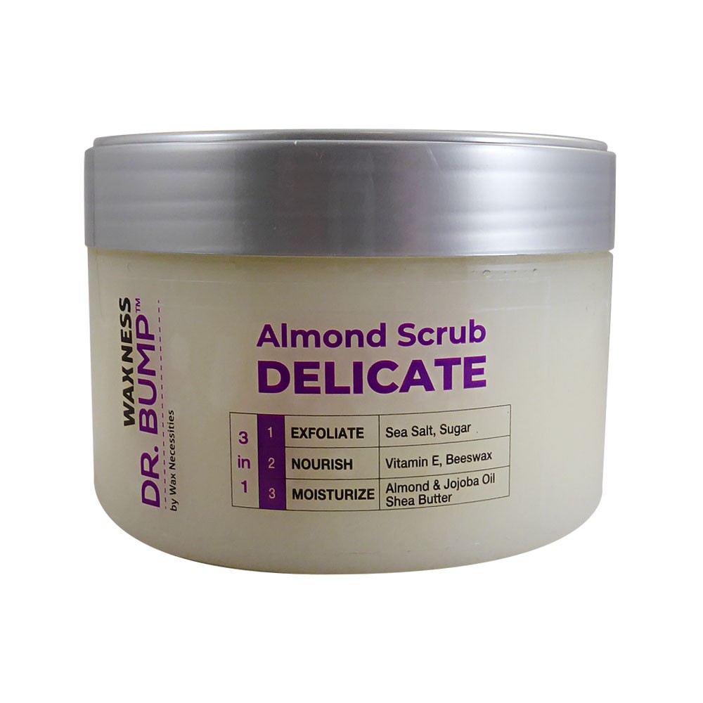 Waxness Dr. Bump Almond Scrub 3 in 1 Delicate 8.8 Oz / 250 G