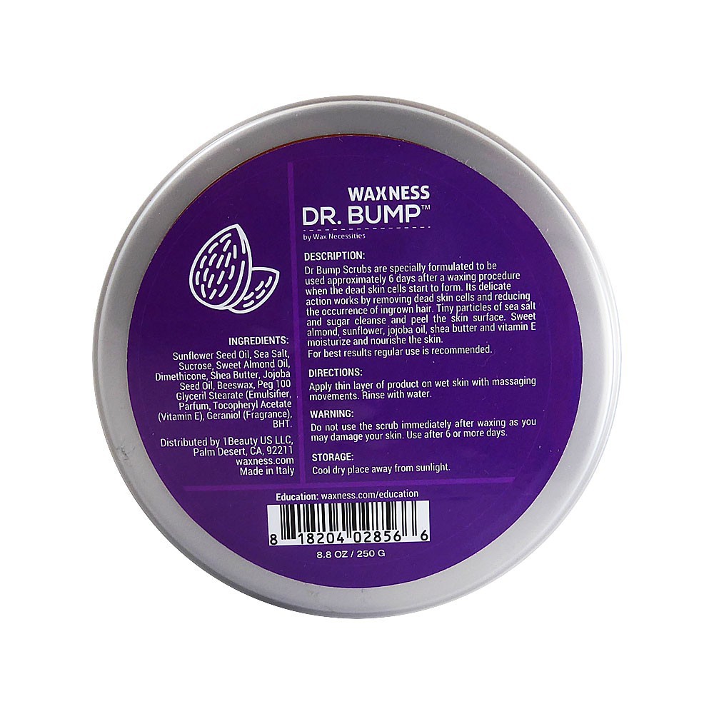 Waxness Dr. Bump Almond Scrub 3 in 1 Delicate 8.8 Oz / 250 G