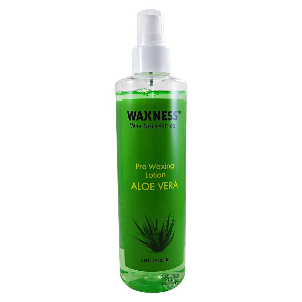 Wax Necessities Waxness Pre Waxing Lotion with Natural Aloe Vera Extract 8.45 oz / 250 ml