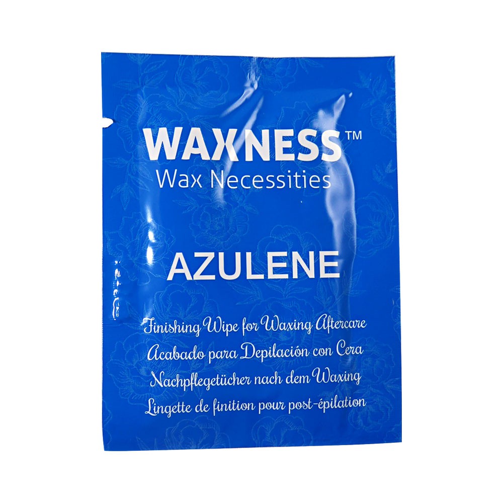 Waxness Azulene Stripless Waxing Kit with 2.2 lb / 1 kg Wax Bag