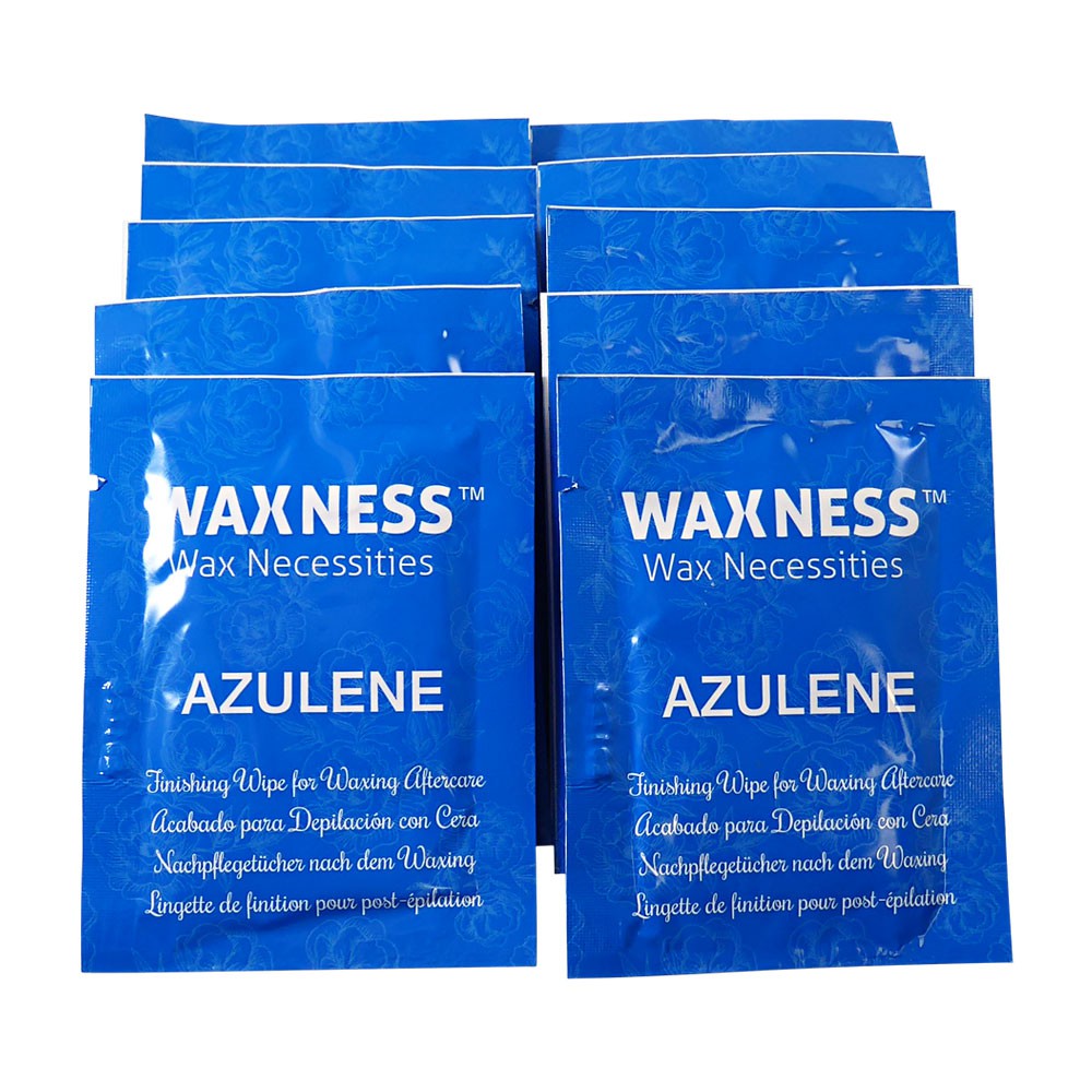 Waxness Azulene After Waxing Finishing Wipes pack of 10