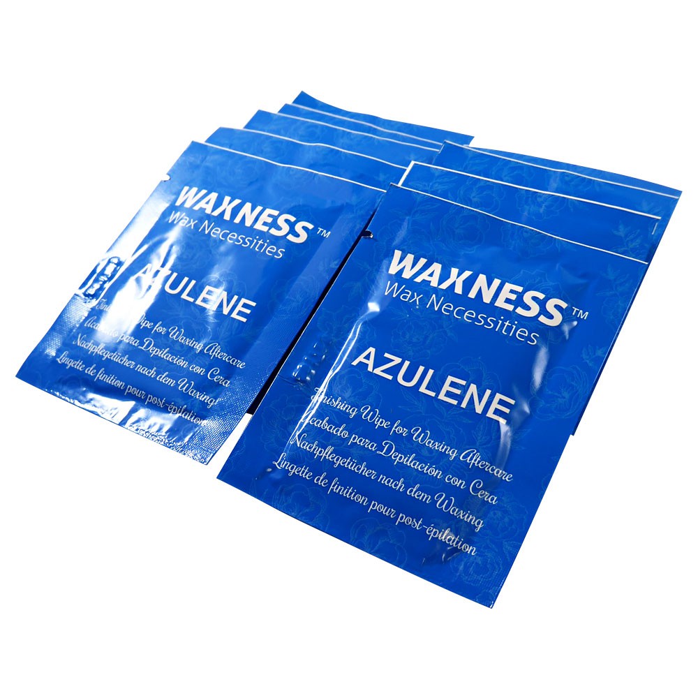 Waxness Azulene After Waxing Finishing Wipes pack of 10