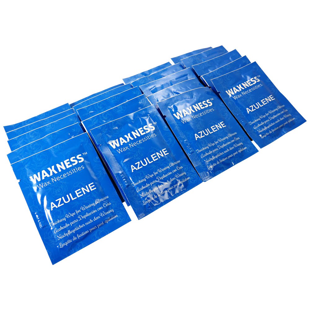 Waxness Azulene After Waxing Finishing Wipes pack of 20