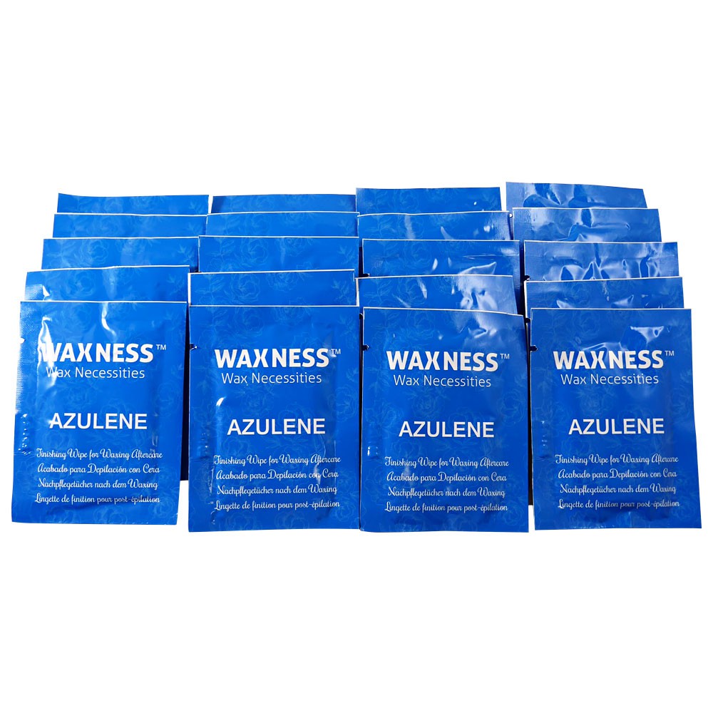 Waxness Azulene After Waxing Finishing Wipes pack of 20