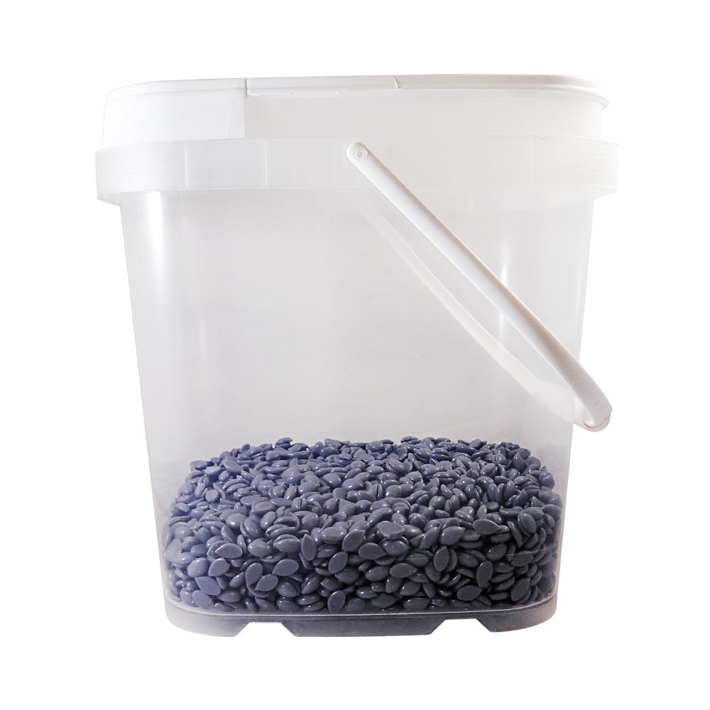 Clear Plastic Empty Container for Refill Wax Beads 1 Gallon / 8.3 lbs