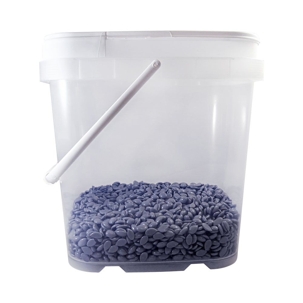 Clear Plastic Empty Container for Refill Wax Beads 1 Gallon / 8.3 lbs