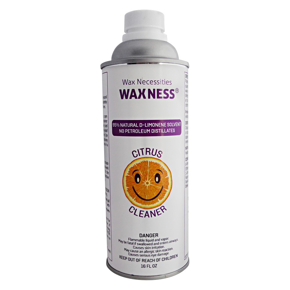 Waxness Citrus Solvent Cleaner 95% Natural D- Limonene 16 oz / 500 ml