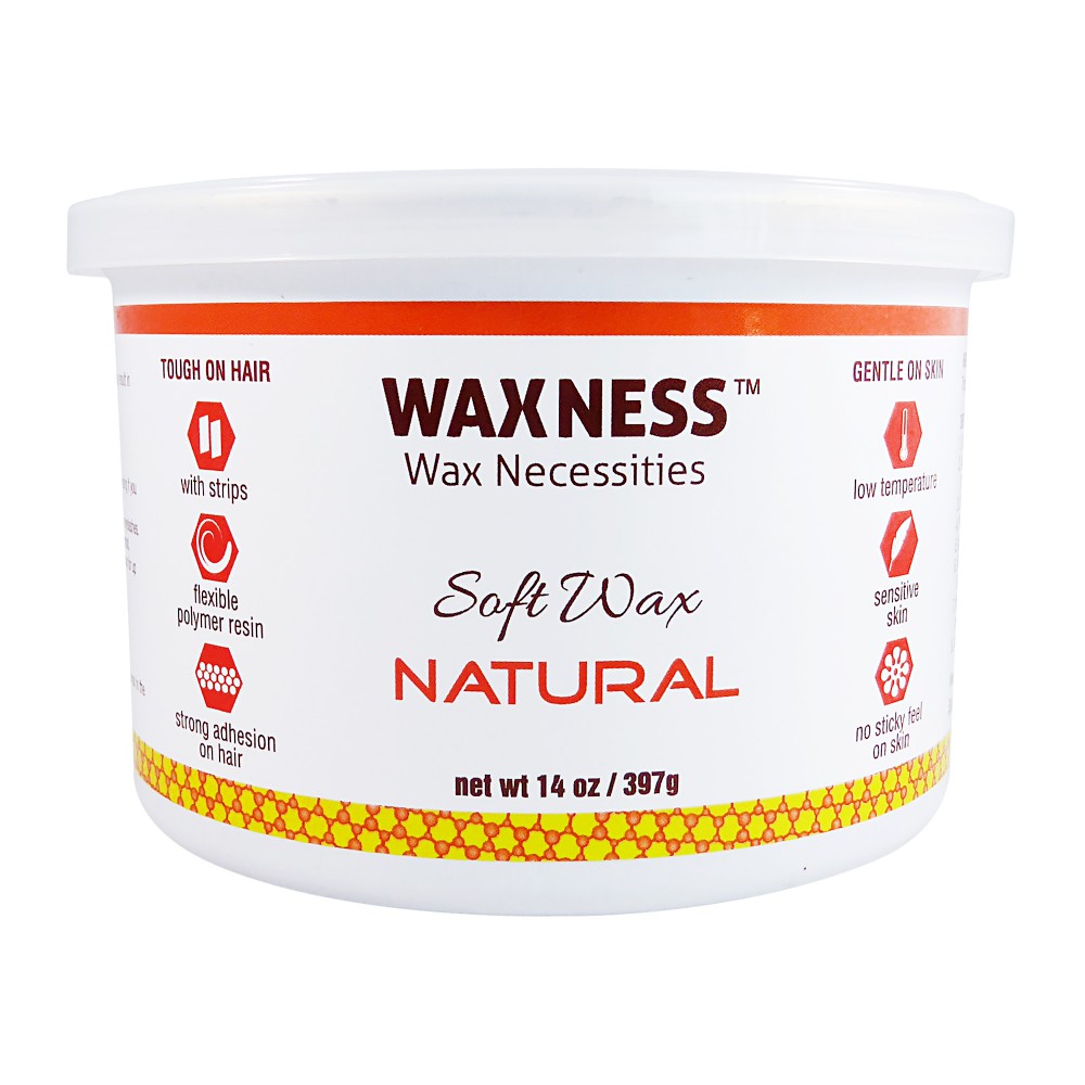 Waxness Smooth Amber Soft Wax No Sticky Formula 14 oz / 397 g