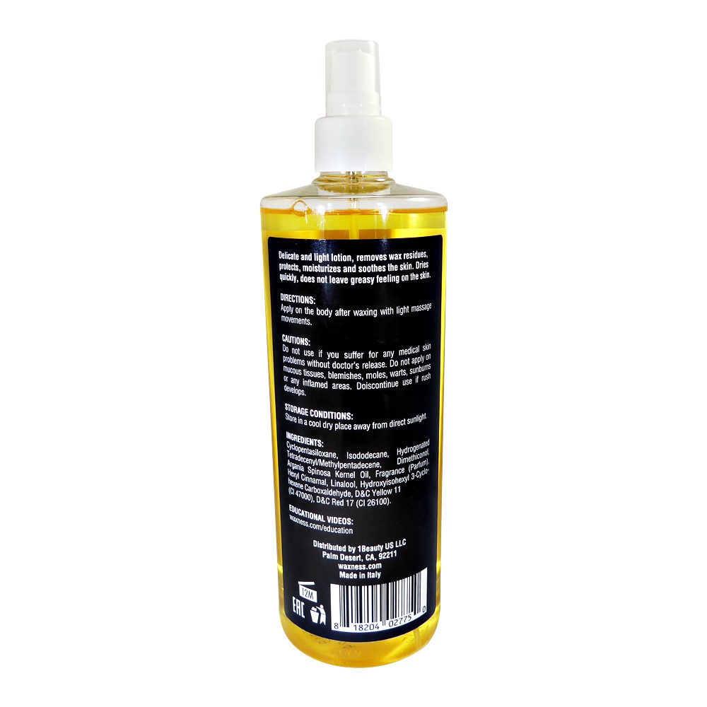 Waxness Post Waxing Argan Oil Lotion 16.9 oz / 500 ml