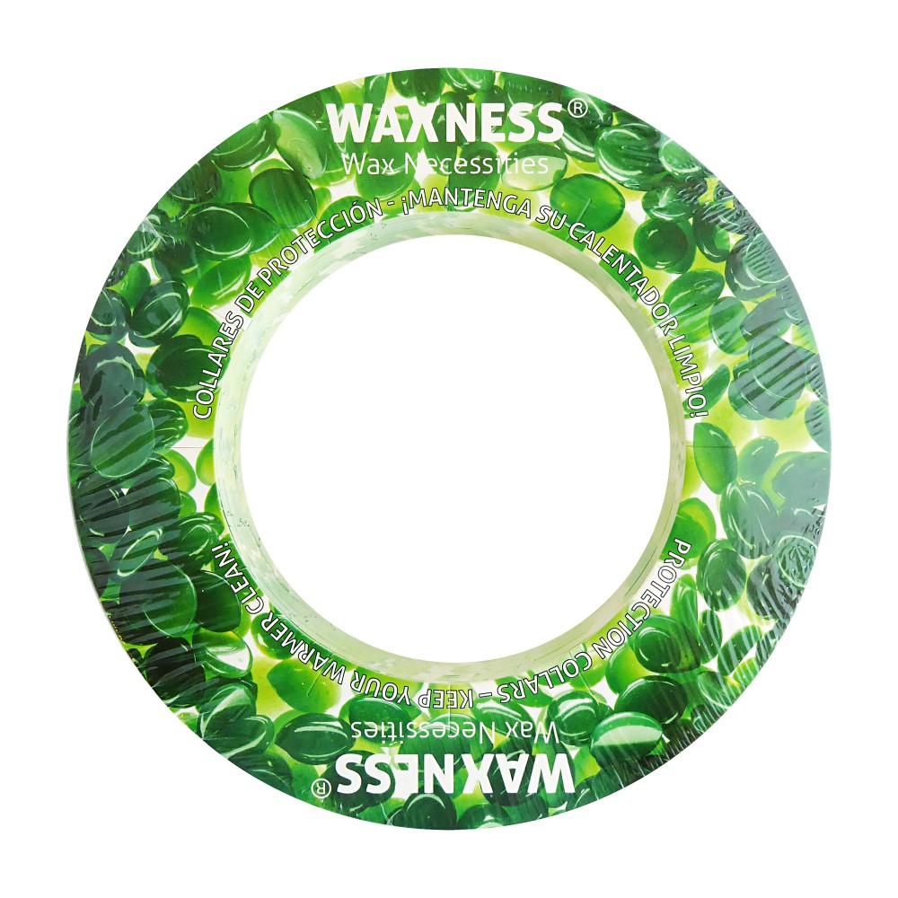 Waxness Assorted Multi-fit Waxing Protection Collars for 14-16 Oz Tins and Pots 3 pack X 50 pcs