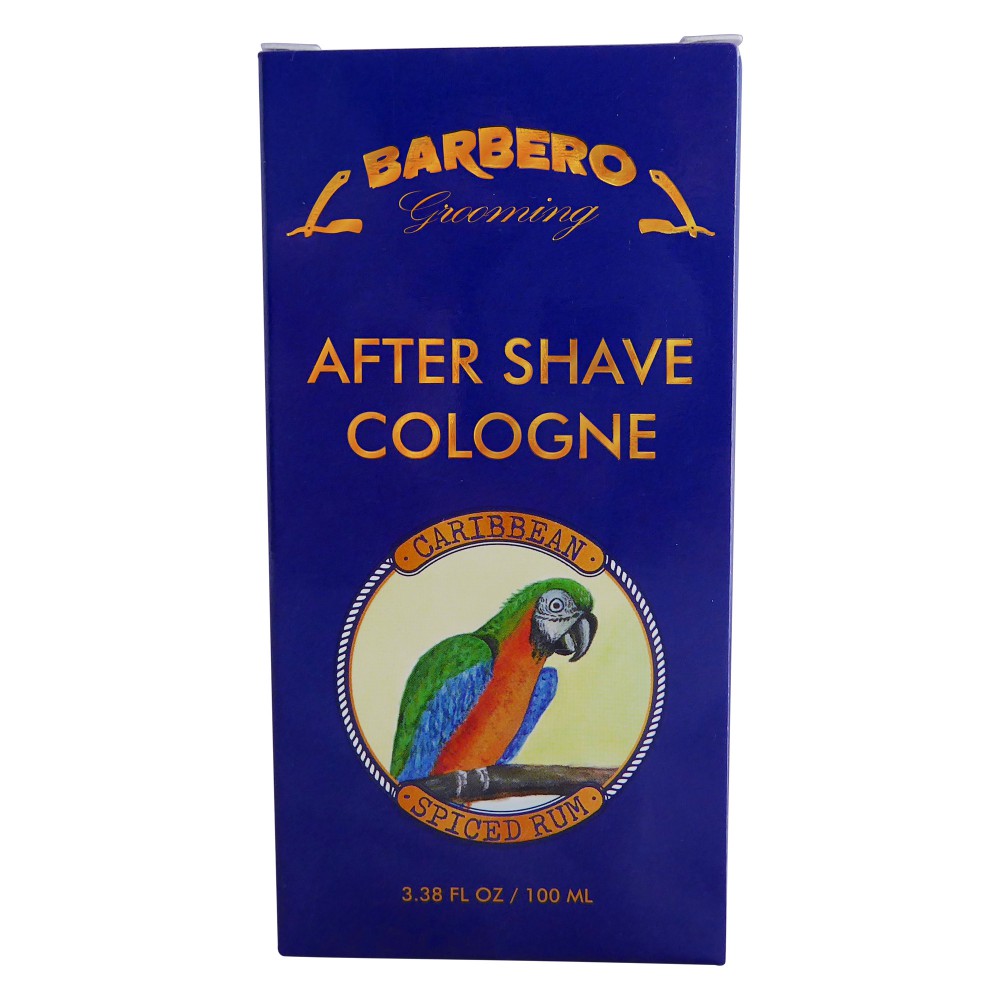 Barbero Grooming After Shave Cologne Caribbean Spiced Rum 3.38 fl oz / 100 ml