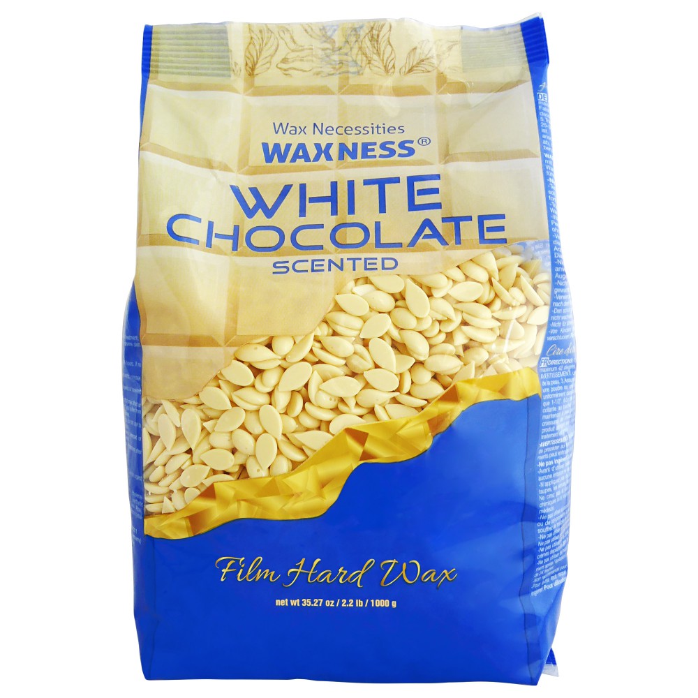 Waxness Wax Necessities White Chocolate Film Hard Wax Beads 2.2 LB / 35.27 OZ