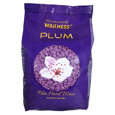 Plum Film Hard Wax Beads 2.2 Lb / 35.27 Oz