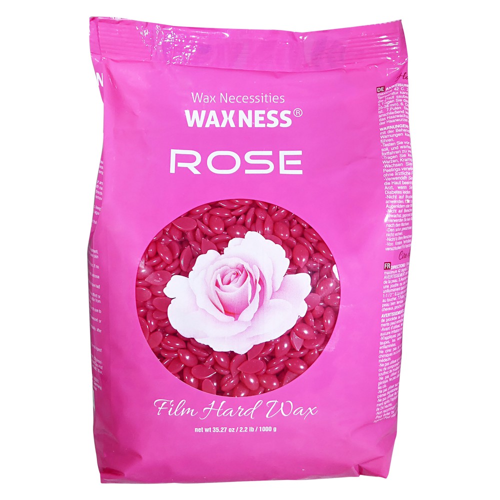 Waxness Rose Hard Wax Beads 2.2 Lb / 1 Kg