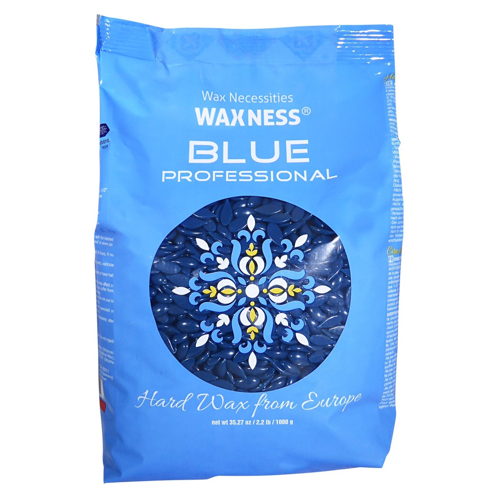 Waxness Blue Professional Hard Wax Beads  Original 2.2 lb / 1 kg