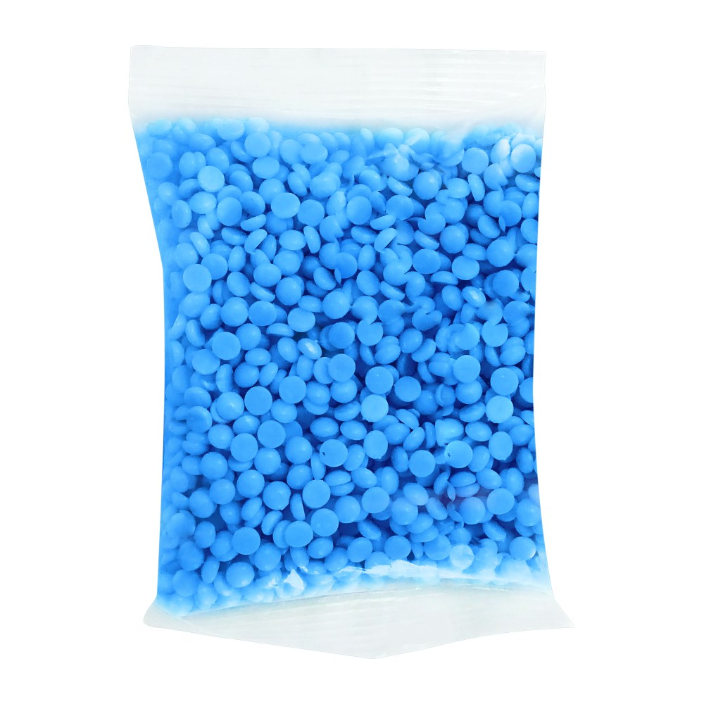 Waxness Spa Choice No Rosin Blue Gel Hard Wax Beads with Marine Salts 3.5 oz / 100 g