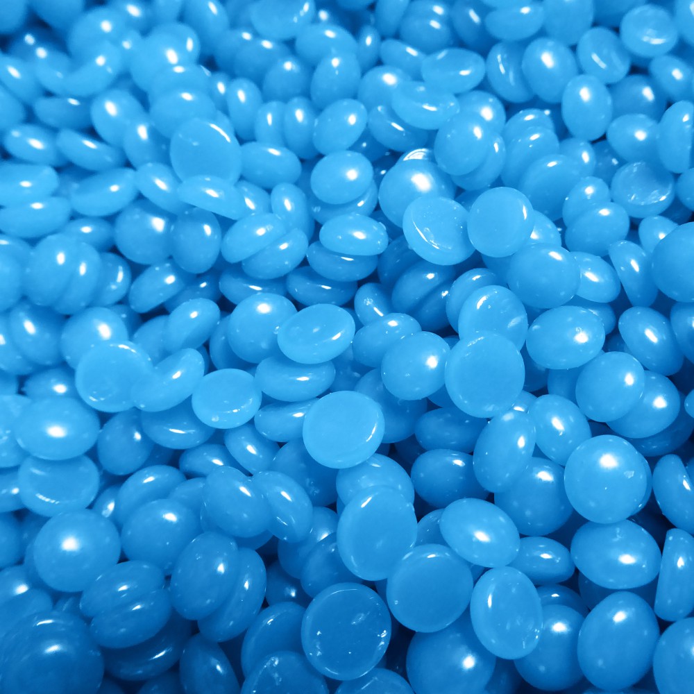 Waxness Spa Choice No Rosin Blue Gel Hard Wax Beads with Marine Salts Bulk 26.4 lb  / 12 kg