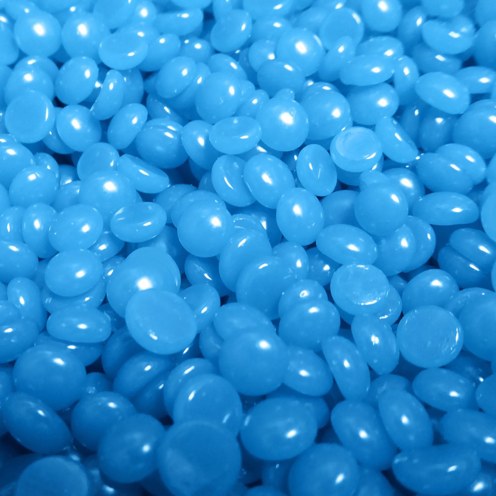 Waxness Spa Choice No Rosin Blue Gel Hard Wax Beads with Marine Salts Bulk 26.4 lb  / 12 kg