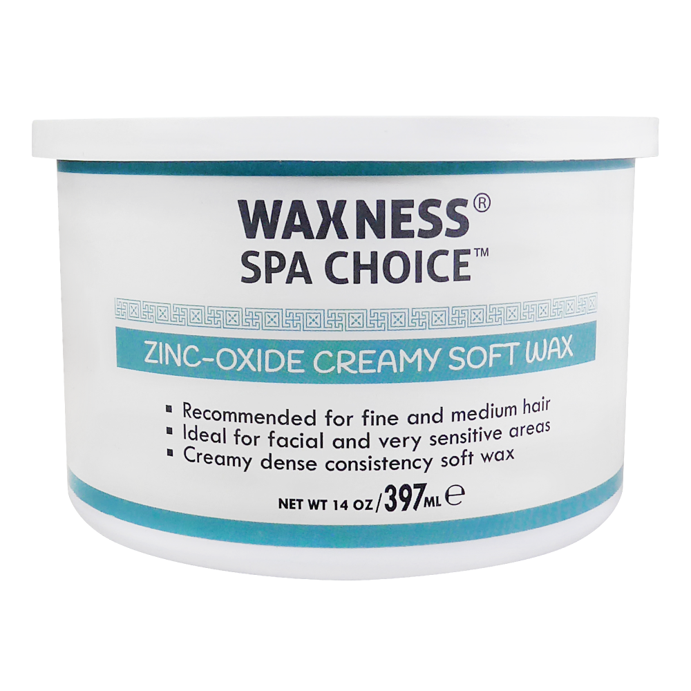 Waxness Spa Choice Zinc Oxide Creamy Soft Wax 14 oz / 397 ml