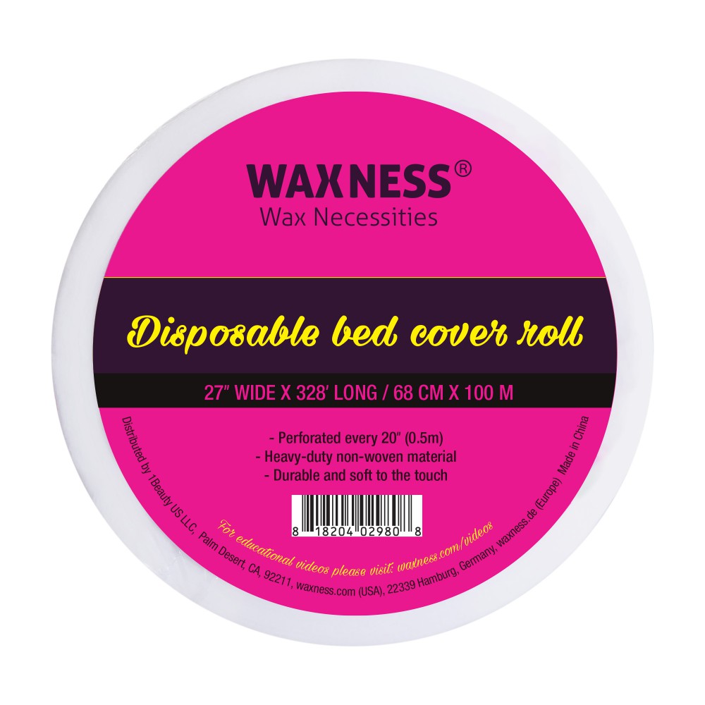 Waxness Disposable Perforated Bed Cover Roll 27"x328'