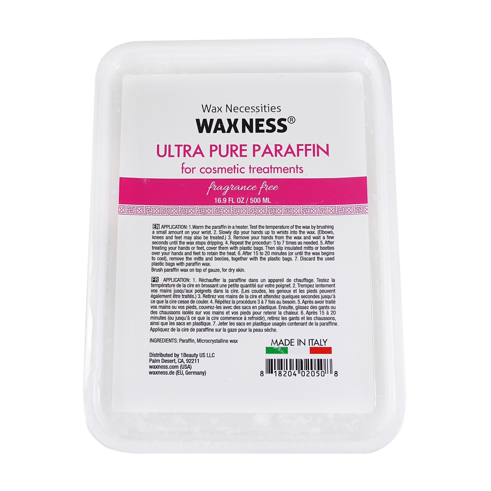 Waxness Ultra Pure Paraffin Fragrance Free 16.9 fl Oz / 500 Ml Pack of 6