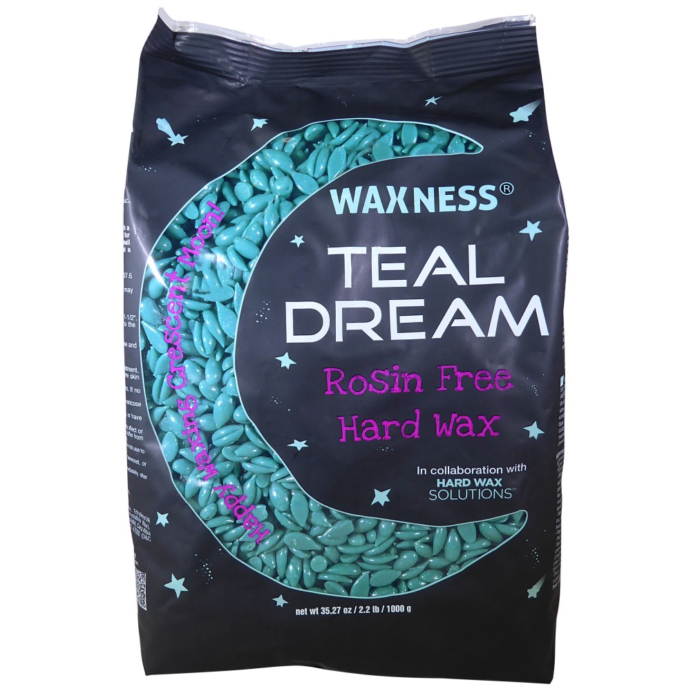 Waxness Teal Dream Rosin Free Sparkly Hard Wax 22 lb / 10 kg