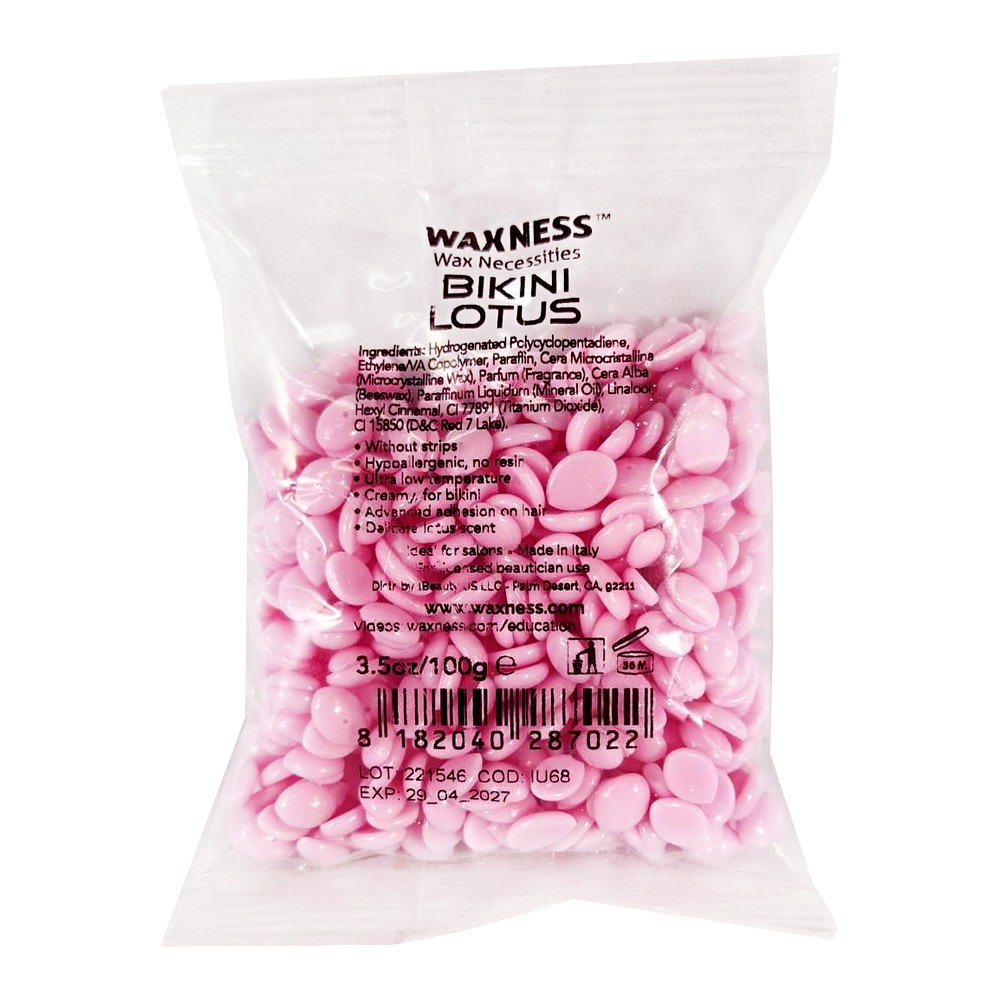 Waxness Premium Luxury Bikini Lotus Hard Wax Beads 0.22 Lb / 100 G