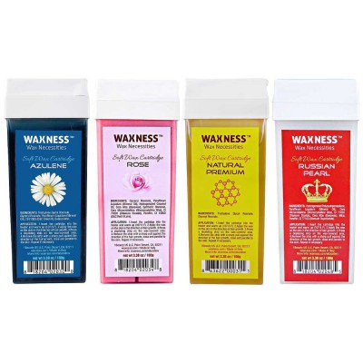 Soft Wax Cartridge - Set of 4 Cartridges (4 x 3.38 oz / 100 g)