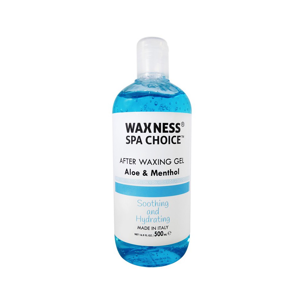 Waxness Spa Choice After Waxing Gel with Aloe and Menthol 16.9 fl oz / 500 ml