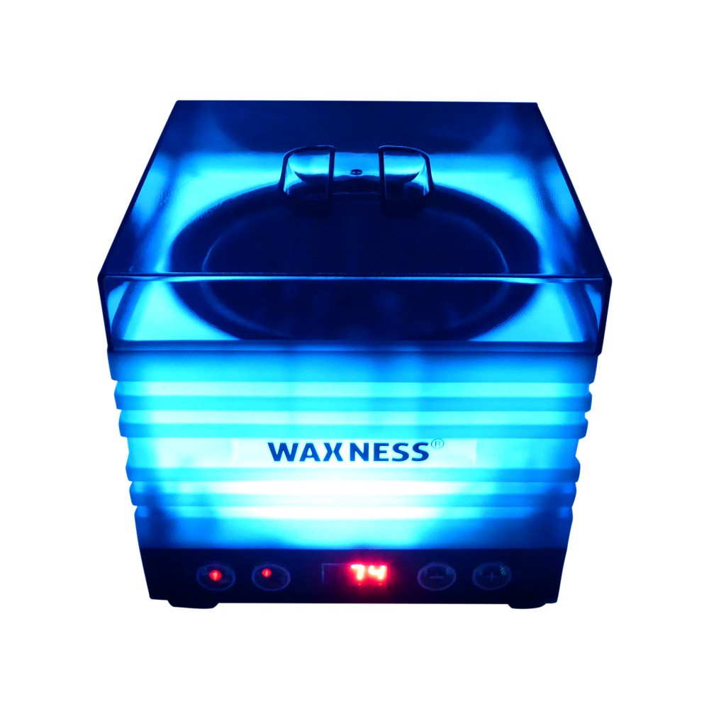 Waxness Wax Warmer W-CUBE White + 5 Colors Digital Lighted 1 lb