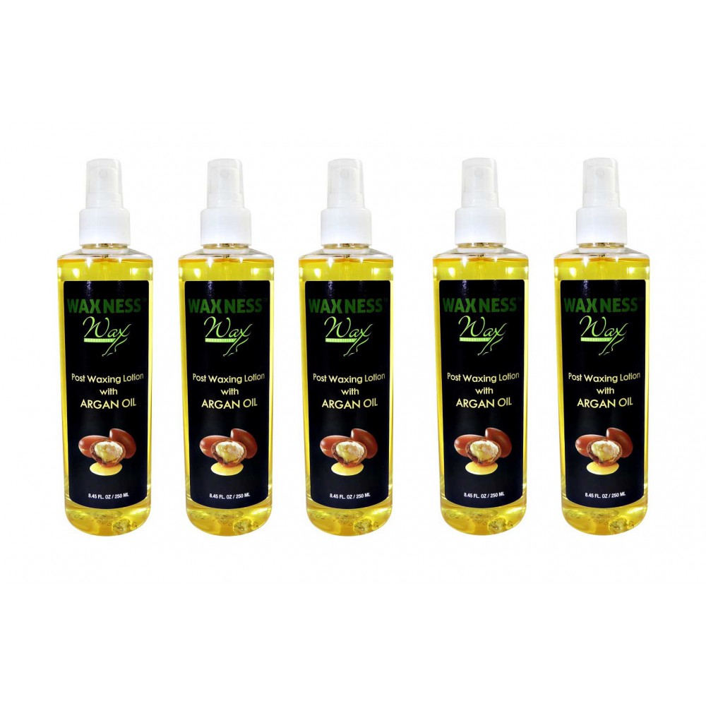 Waxness Post Waxing Argan Oil Lotion 8.45 oz / 250 ml Pack of 3