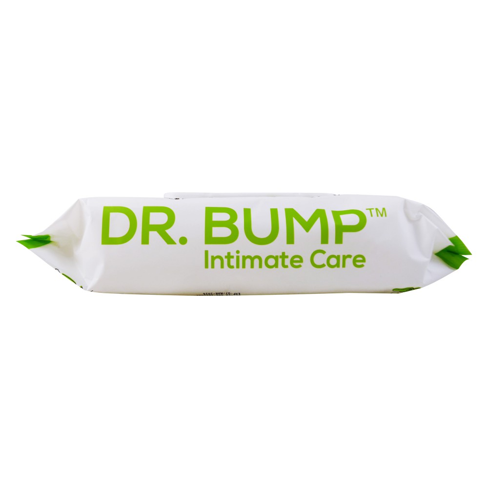 Dr. Bump Intimate Care Natural Spa Wipes with Tea Tree and Manuka Honey 80 pcs - Pack of 12