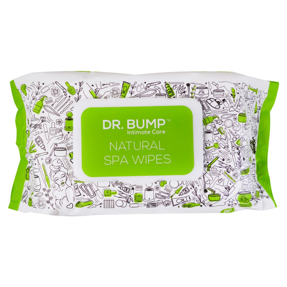 Dr. Bump Intimate Care Natural Spa Wipes with Tea Tree and Manuka Honey 80 pcs