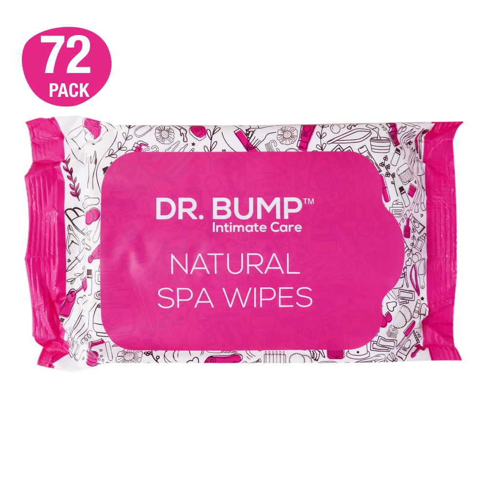 Dr. Bump Intimate Care Natural Spa Wipes with Tea Tree and Manuka Honey 20 pcs - Pack of 72