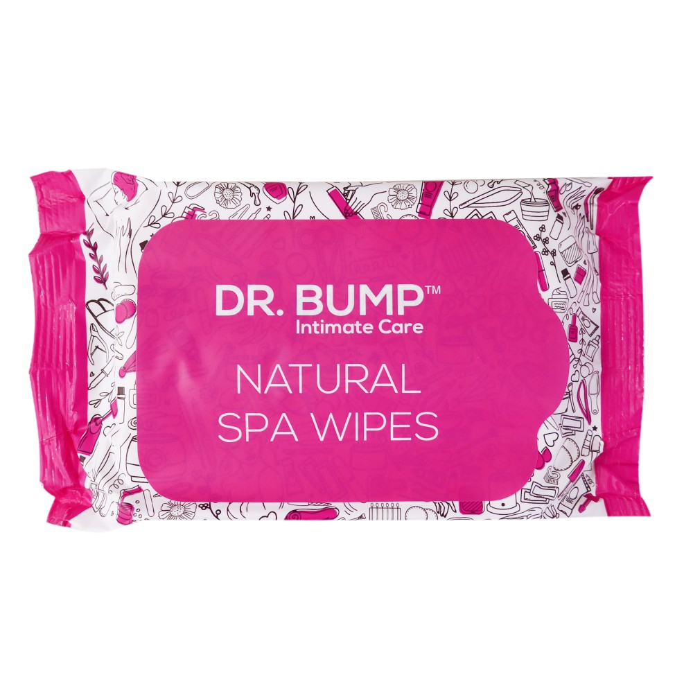 Dr. Bump Intimate Care Natural Spa Wipes with Tea Tree and Manuka Honey 20 pcs