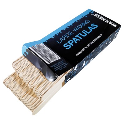 Body Waxing Wooden Spatula Applicators 100pk