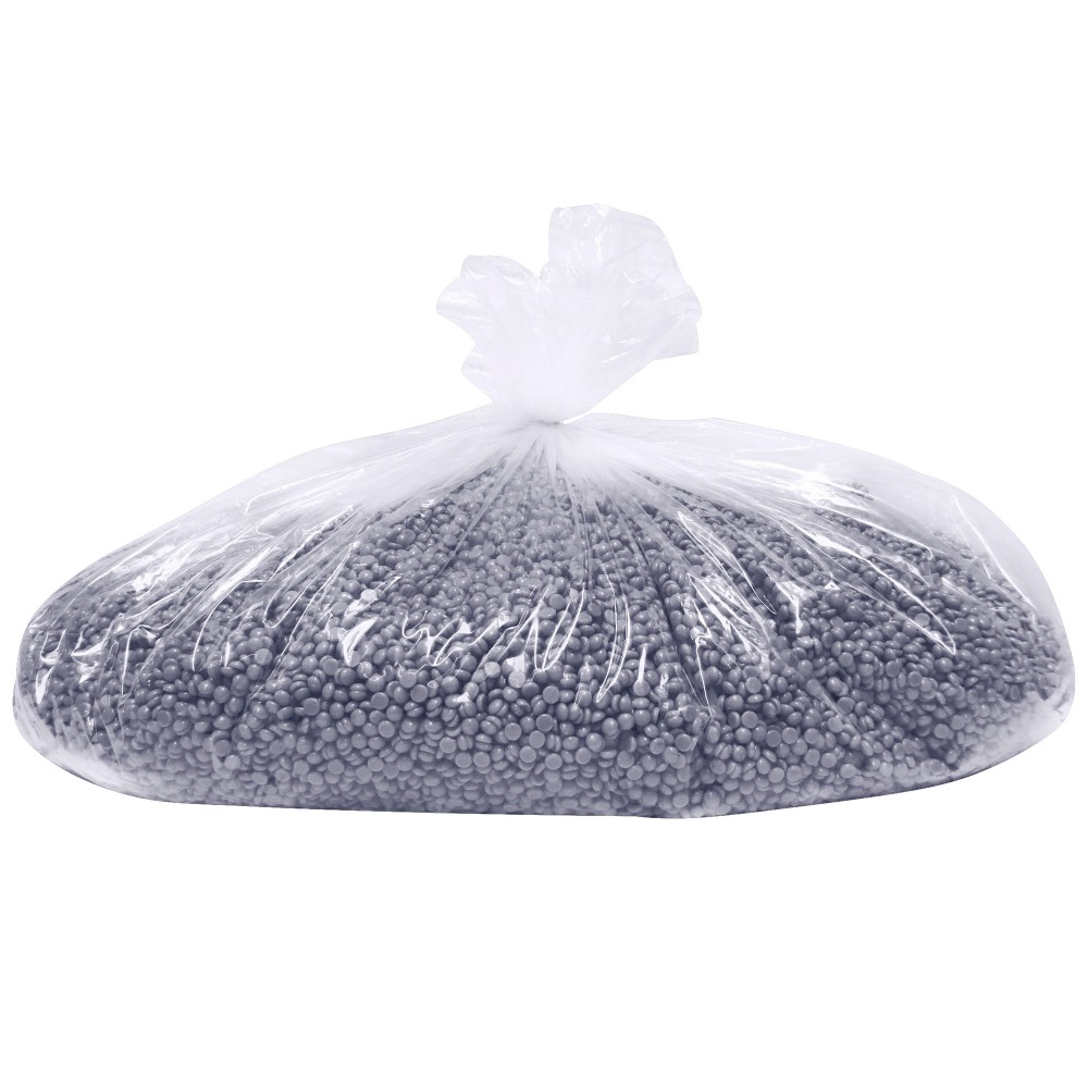 Spa Choice Mineral Silver Demi Creamy Hard Wax Beads 2.2 lb / 1 kg Bulk Pack of 12