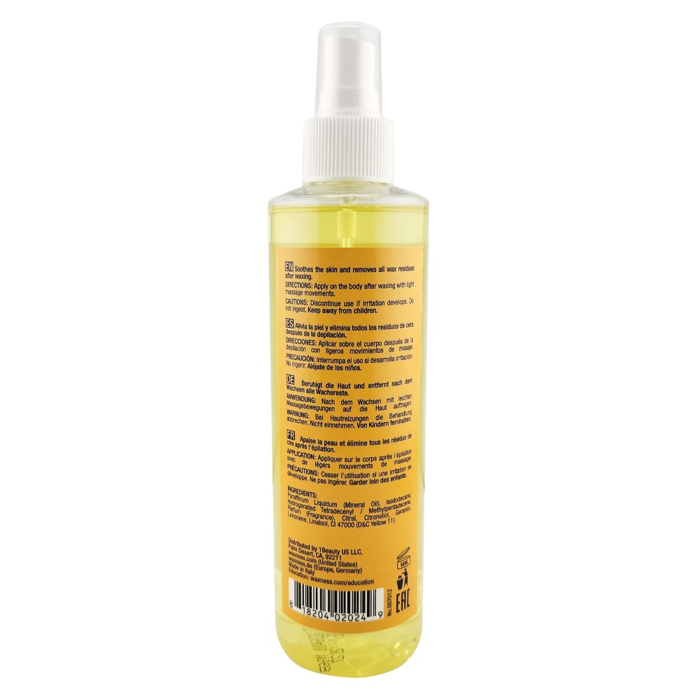 Waxness Post Waxing Oil Lemon Scented 8.45 oz  250 ml