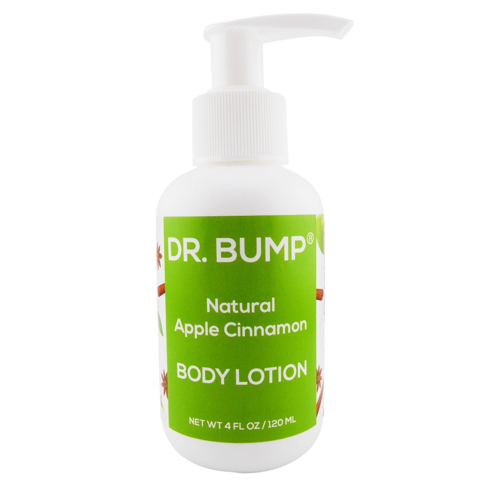 Dr. Bump Holiday Gift Set Natural Apple Cinnamon Body Wash and Lotion 2 X 4 fl oz / 120 ml