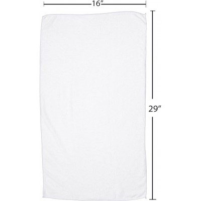 Premium Soft Thick Extra Absorbent Microfiber Cosmetic Towel 16” X 29” 400 GSM White