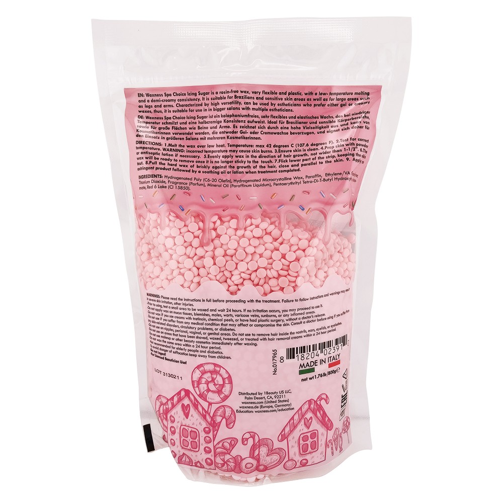 Waxness Spa Choice Hard Wax Icing Sugar 1.76 lb / 800 g