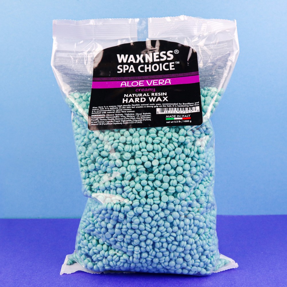 Waxness Spa Choice Aloe Vera Hard Wax Beads 2.2 lb / 1 kg