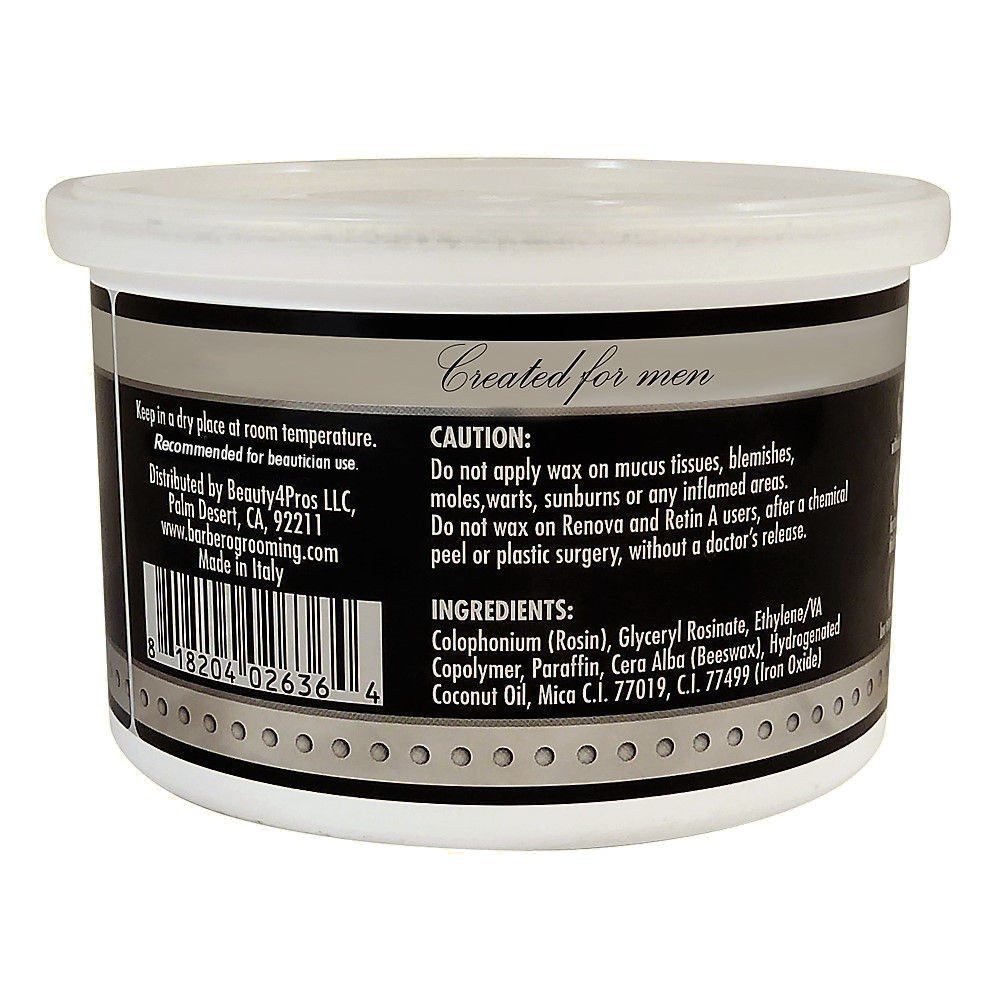 Waxness Barbero Hair Removal Hard Wax Tin Steel 14 oz / 397 g