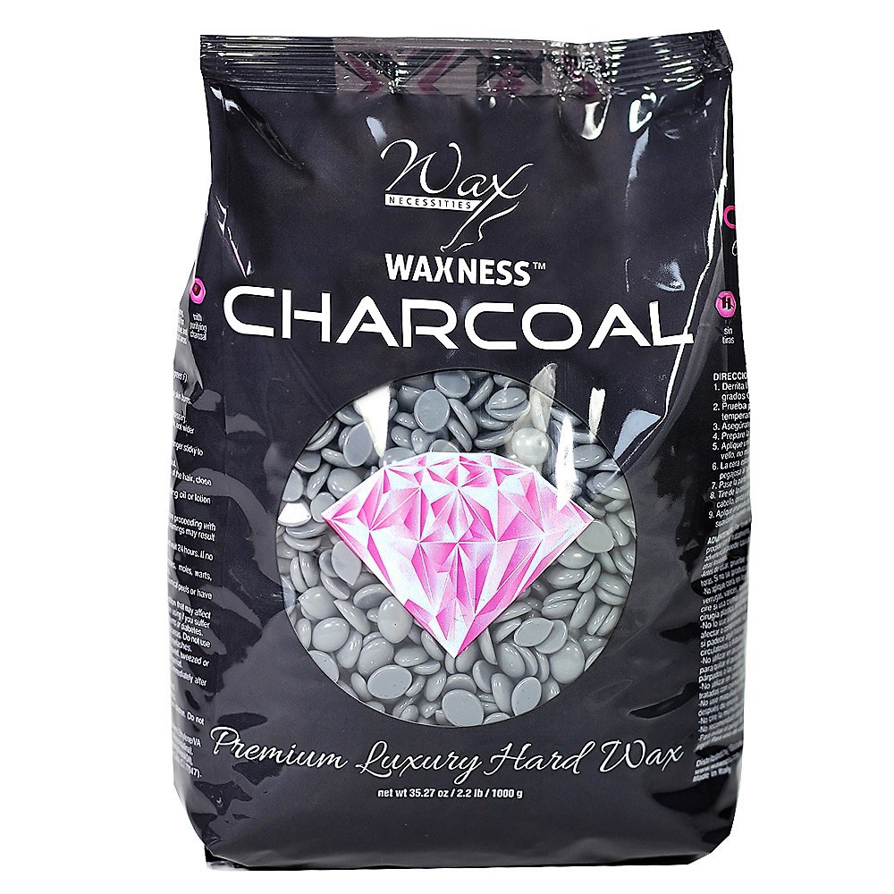 Waxness Charcoal Premium Luxury Hard Wax 2.2 LB / 35.27 OZ