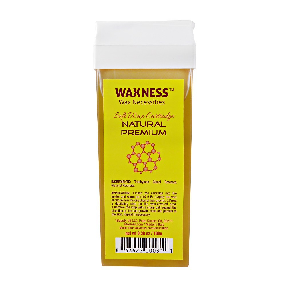 Waxness Natural Premium Soft Wax Cartridge 3.38 oz / 100 g