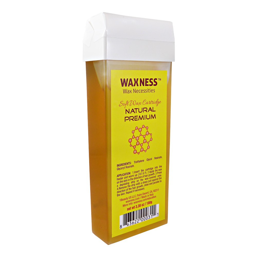 Waxness Natural Premium Soft Wax Cartridge 3.38 oz / 100 g