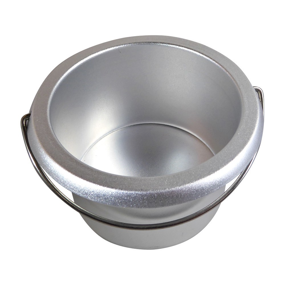 Empty Metal Pot for Wax holds 16 Oz